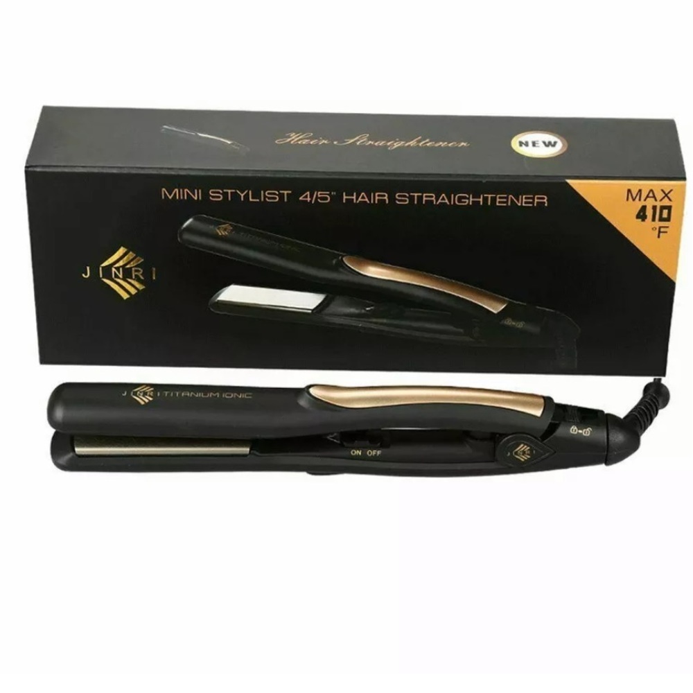 NEW Mini 4/5" Fast Heat Up Hair Straightener Travel Flat Iron 100-240V
